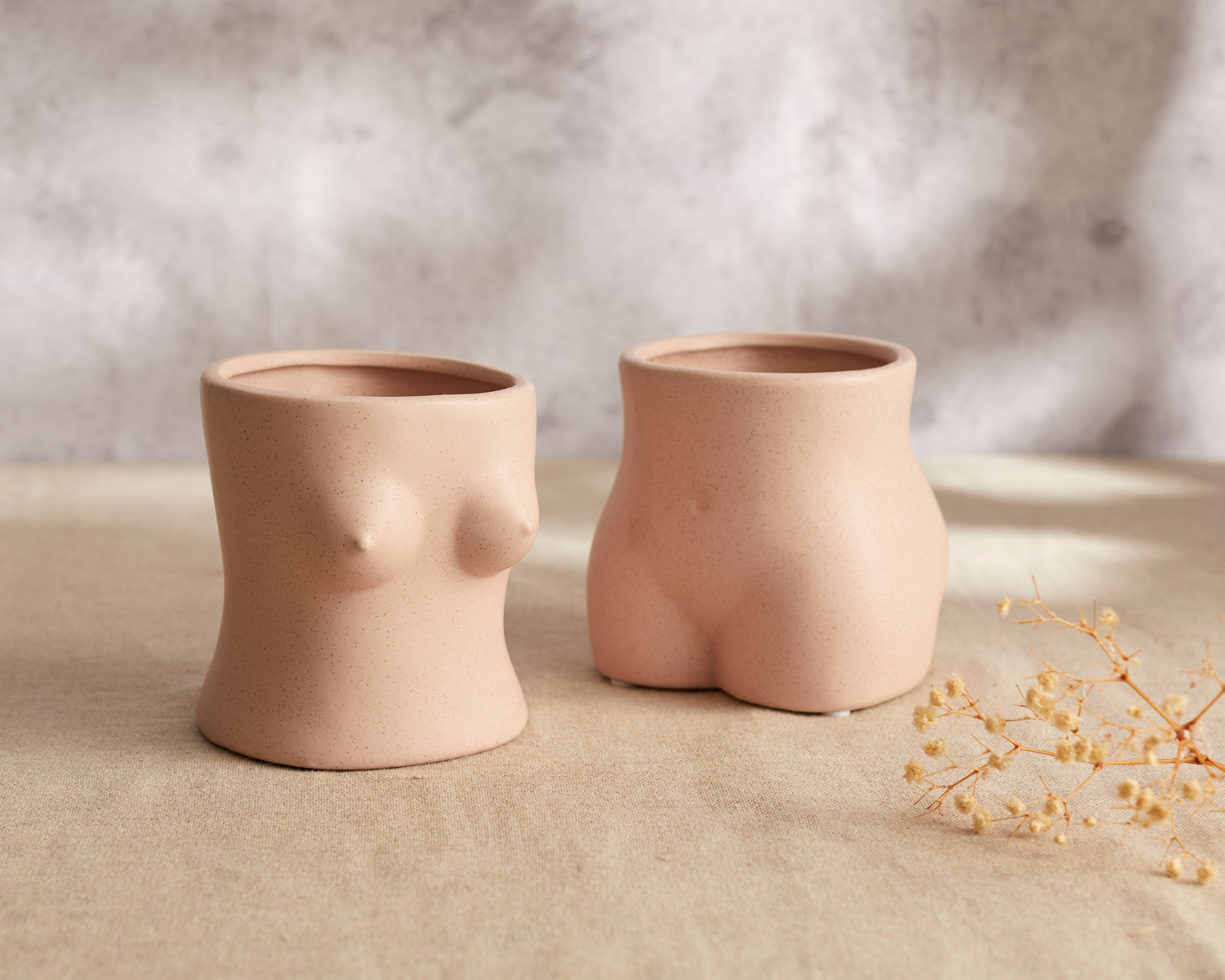 Leia Body Shape Ceramic Vases Set