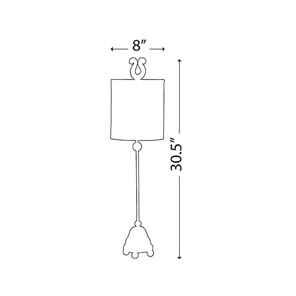 Phoenician Table Lamp By Flambeau Lighting